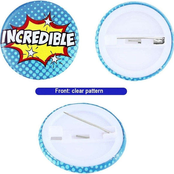 Encouragement/Recognition Pins/Buttons Set of 8 - Picture 2 of 2